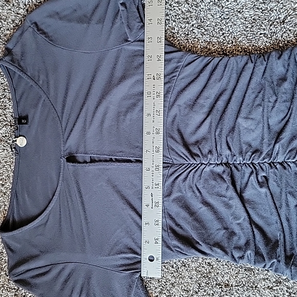 BKE boutique Ruched top sz M - Picture 6 of 7